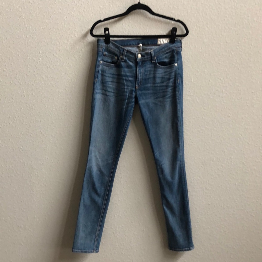 Rag & Bone Skinny Jean - Distressed Print